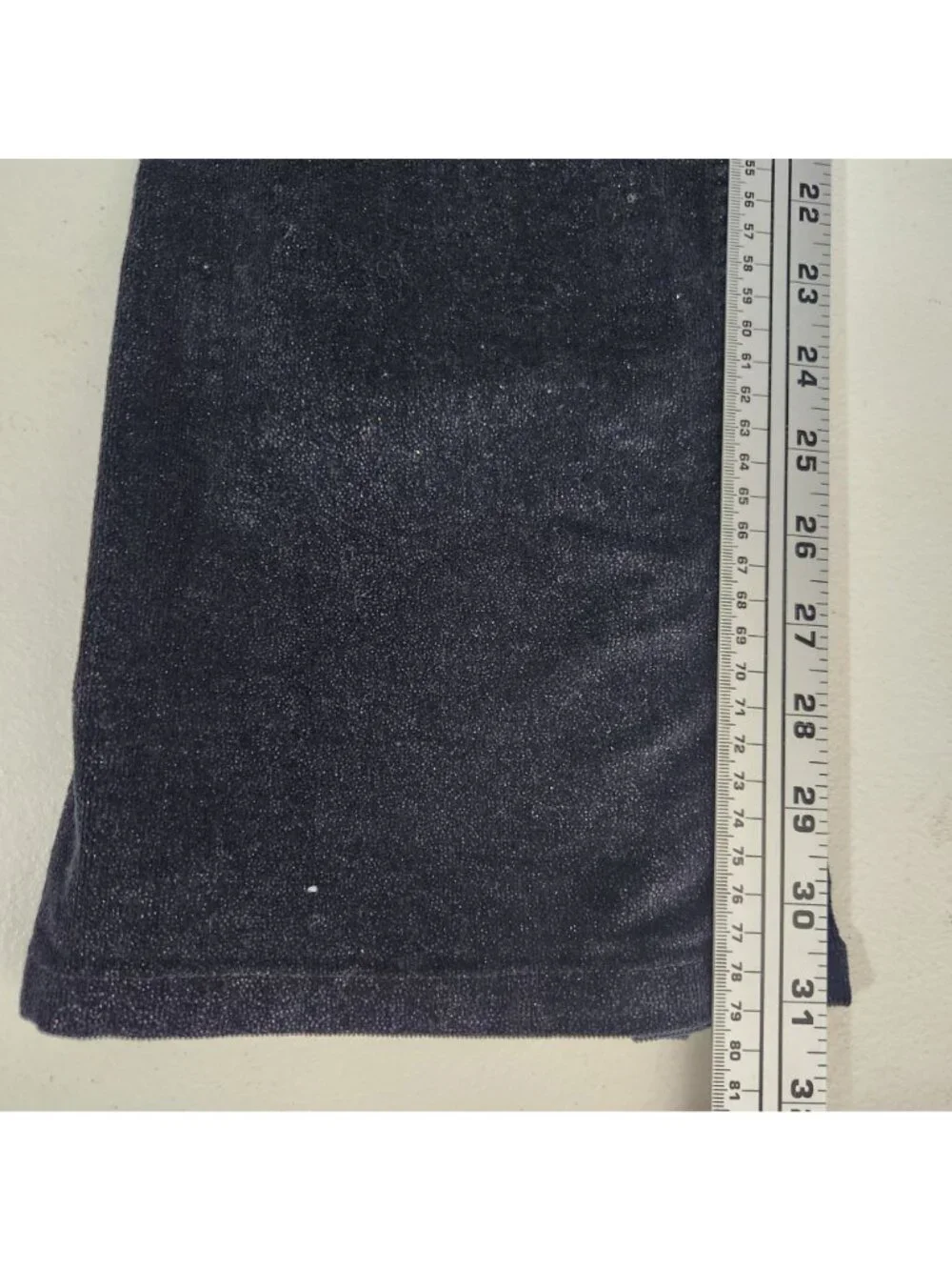 Arizona Jean Co Hipster Black Glitter Flared Pants Womens Size 3 Cotton Blend